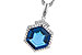 E274-40420: NECK 3.94 TW LONDON BLUE TOPAZ 4.12 TGW