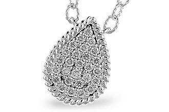 E274-44047: NECKLACE .32 TW (18")