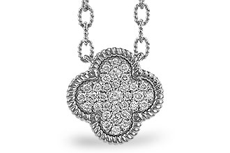 E274-44956: NECKLACE .32 TW (18")