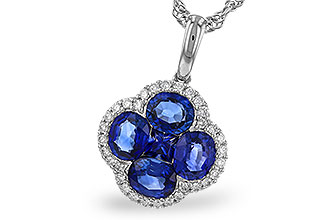 E275-28629: NECKLACE 1.72 SAPPHIRE 1.87 TGW