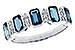 E275-30393: LDS RG 1.46 TW LONDON BLUE TOPAZ 1.58 TGW