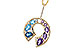 E275-31320: NECKLACE 1.77 SEMI-PREC (AMY & BT) 1.90 TGW