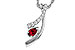 E275-33093: NECKLACE .21 RUBY .38 TGW (5x3 RUBY)