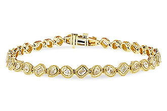 E275-34975: BRACELET 2.15 TW FANCY CUT DIAMONDS