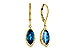 E275-34993: EARR 2.42 TW LONDON BLUE TOPAZ 2.50 TGW (9x5MM MQ)