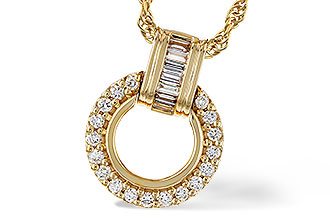 E275-35902: NECKLACE .12 BAG .33 TW