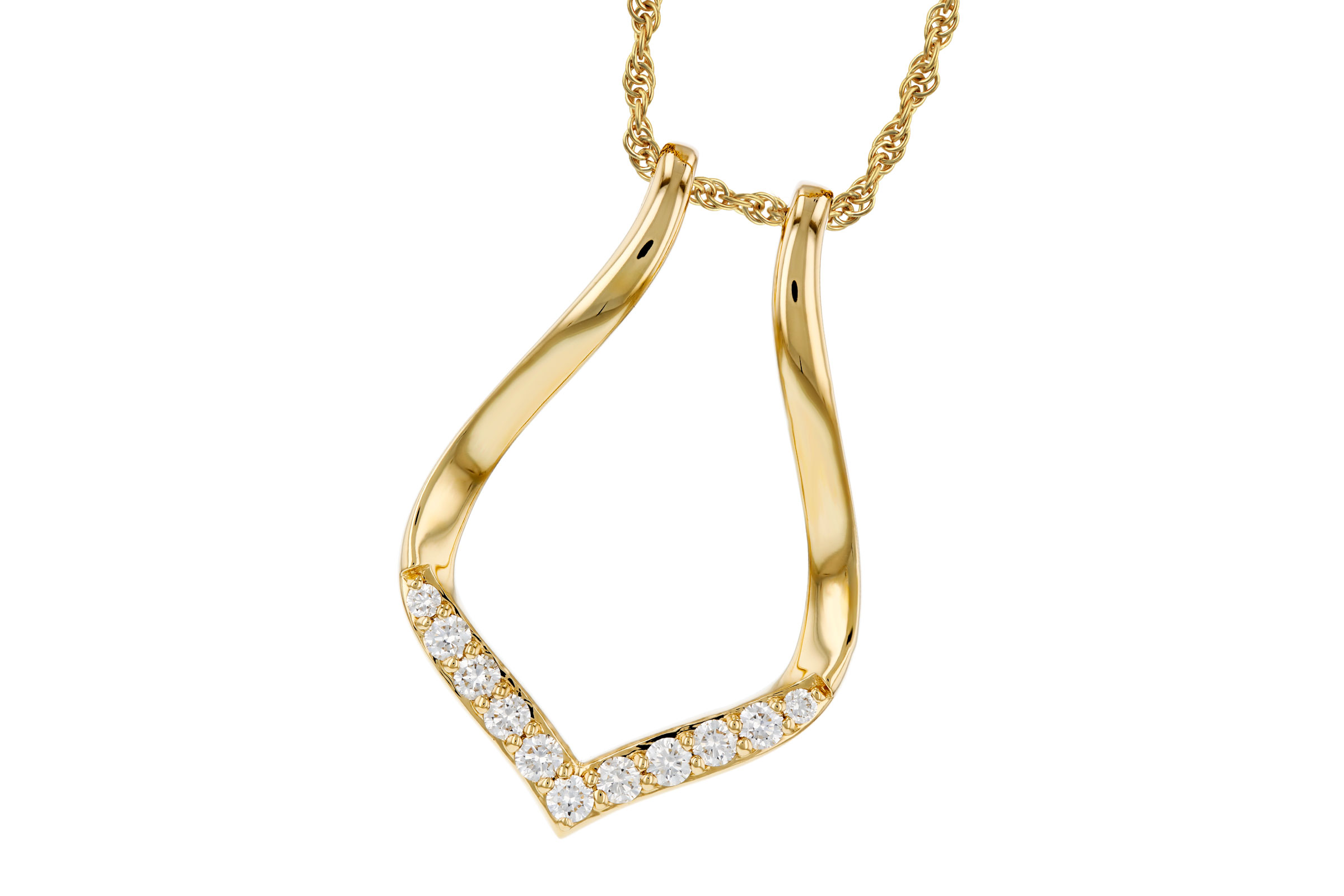 E276-19475: NECKLACE .33 TW