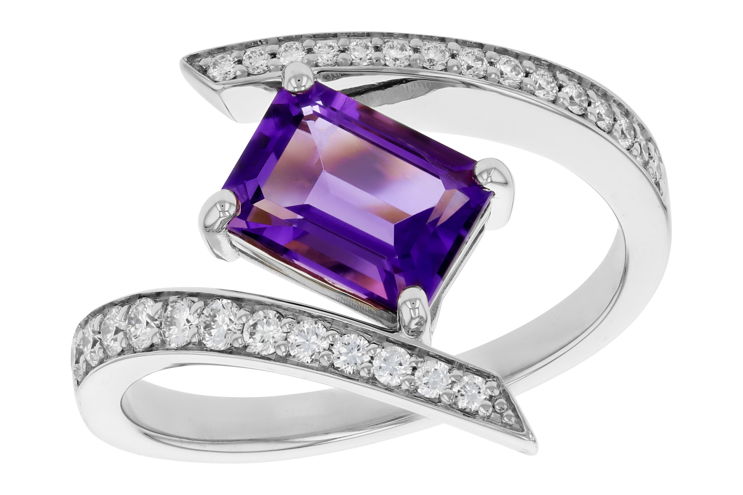E276-21329: LDS RG 1.36 AMETHYST 1.63 TGW (8x6MM AMY)