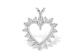 F007-12265: HEART PENDANT .45 TW