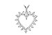 F007-12265: HEART PENDANT .45 TW