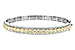 F189-84938: BANGLE 4.20 YELLOW DIAS 5.63 TW