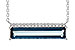 F190-78593: NECK 2.70 LONDON BLUE TOPAZ 2.80 TW