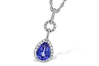 F190-79456: NECK .95 TANZANITE 1.14 TGW