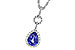 F190-79456: NECK .95 TANZANITE 1.14 TGW