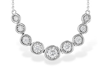 F190-79493: NECKLACE .50 TW