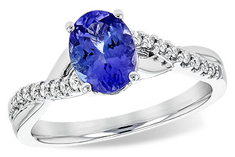 F190-79529: LDS RG 1.20 TANZANITE 1.35 TGW