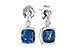 F273-45829: EARR 1.78 LONDON BLUE TOPAZ 1.82 TGW