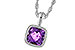 F274-43093: NECKLACE .82 AMETHYST