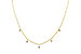 F274-44047: NECKLACE .19 TW (18")