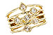 F274-44084: LDS DIA RG .50 TW FANCY CUT DIAMONDS