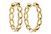 F275-28593: GOLD EARRINGS (18MM)