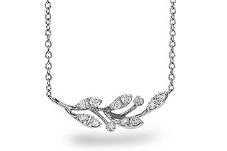 F275-30365: NECKLACE .32 TW (18")