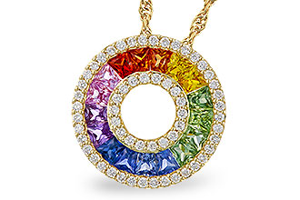 F275-30393: NECK 1.53 MULTI-COLOR SAPP 1.82 TGW