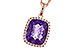 F275-30411: NECKLACE 4.57 AMETHYST 4.81 TGW (12x10MM CU)