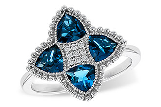 F275-32184: LDS RG 1.62 LONDON BLUE TOPAZ 1.66 TGW