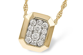 F275-34011: NECKLACE .25 TW