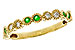 F275-34065: LDS WED RG .11 TW EMERALD .20 TGW