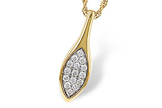 F275-34084: NECKLACE .20 TW