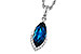 F275-34993: NECK 2.14 LONDON BLUE TOPAZ 2.20 TGW (12x6MM MQ)