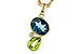 F275-35856: NECKLACE 2.43 SEMI-PREC (PER,LBT) 2.45 TGW