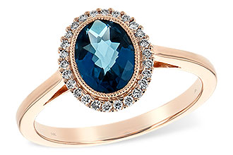 G189-83111: LDS RG 1.27 LONDON BLUE TOPAZ 1.42 TGW