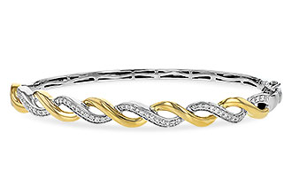 G189-86774: BANGLE BRACELET .42 TW