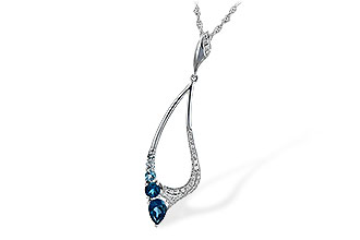 G189-88556: NECK .83 BLUE TOPAZ 1.00 TGW