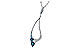 G189-88556: NECK .83 BLUE TOPAZ 1.00 TGW