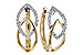 G189-89529: EARRINGS .25 TW