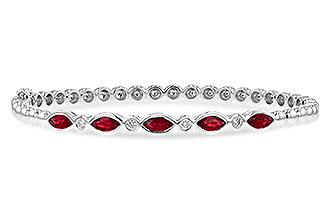 G190-80411: BANGLE 1.50 RUBY 1.63 TGW