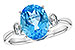 G190-80447: LDS RG 2.84 BLUE TOPAZ 2.90 TGW (10x8MM BT)