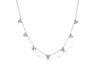 G274-37711: NECKLACE .36 TW (18")