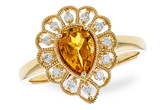 G274-39529: LDS RG .62 CITRINE .75 TGW