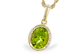 G274-40429: NECKLACE 1.72 TW PERIDOT 1.75 TGW (9x7 PER)