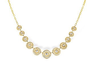 G274-43111: NECKLACE .22 TW (17")