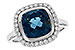 G274-43120: LDS RG 3.85 LONDON BLUE TOPAZ 4.15 TGW (9MM LBT)