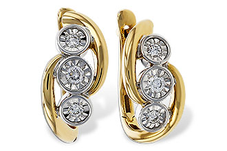 G275-34920: EARRINGS .25 TW