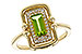 G275-35829: LDS RG .72 PERIDOT .84 TGW (8x4MM PER)