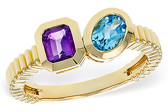 G275-35838: LDS RG .82 TW SEMI-PRECIOUS (AMY,SWISS BT)