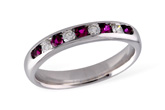 H093-46738: LDS WED RG .22 RUBY .38 TGW